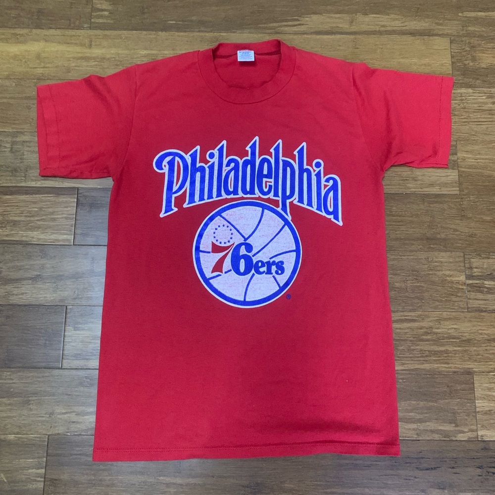 Vintage Philadelphia 76ers Single Stitch Shirt